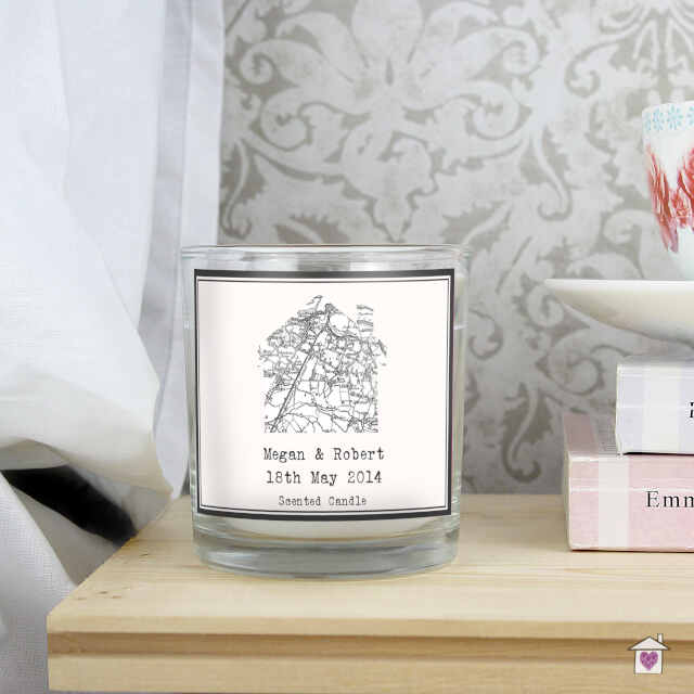 Personalised 1805 - 1874 Old Series Map Home Scented Jar Candle - Image 3