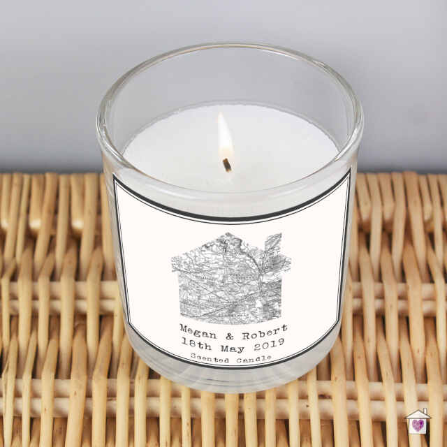 Personalised 1805 - 1874 Old Series Map Home Scented Jar Candle - Image 4