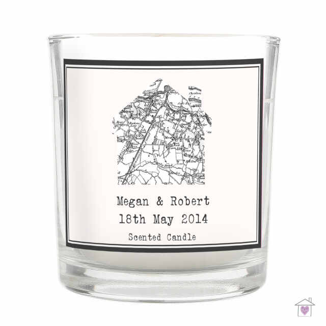 Personalised 1805 - 1874 Old Series Map Home Scented Jar Candle - Image 5
