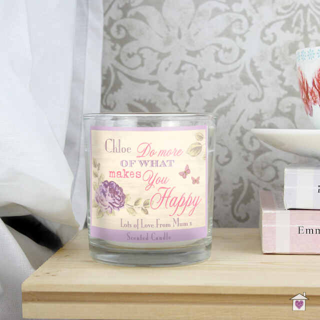 Personalised Secret Garden Scented Jar Candle - Image 5
