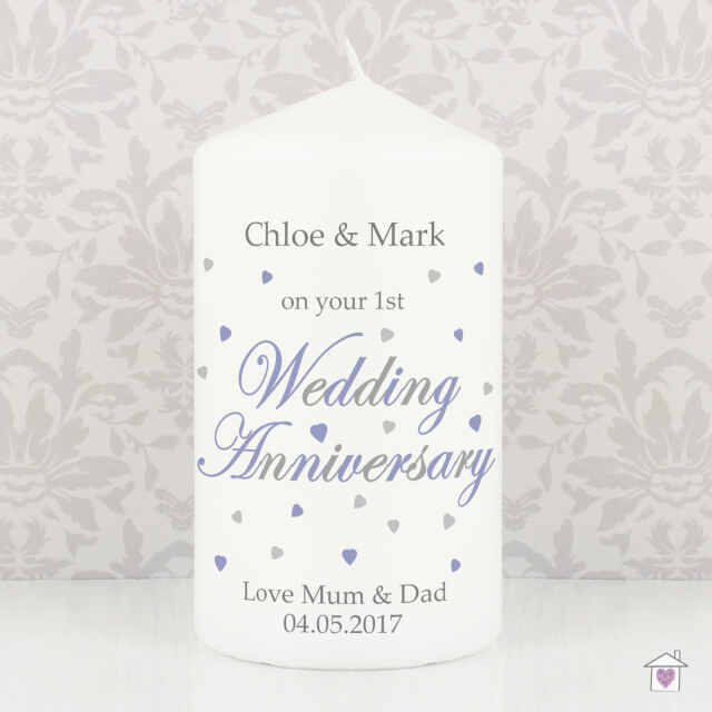 Personalised Anniversary Candle - Image 3