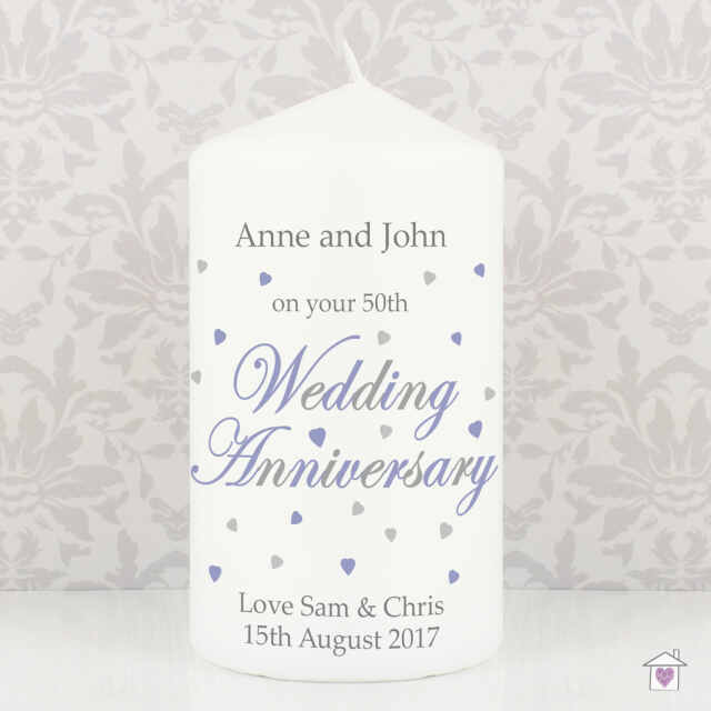Personalised Anniversary Candle - Image 4