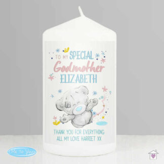 Personalised Me to You Godmother Pillar Candle