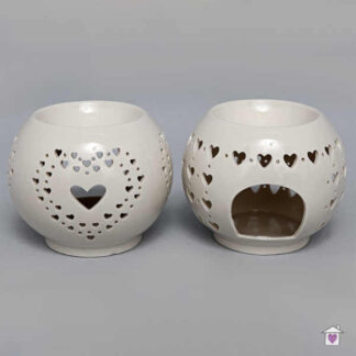 Rounded Heart Cut Out Oil Burner