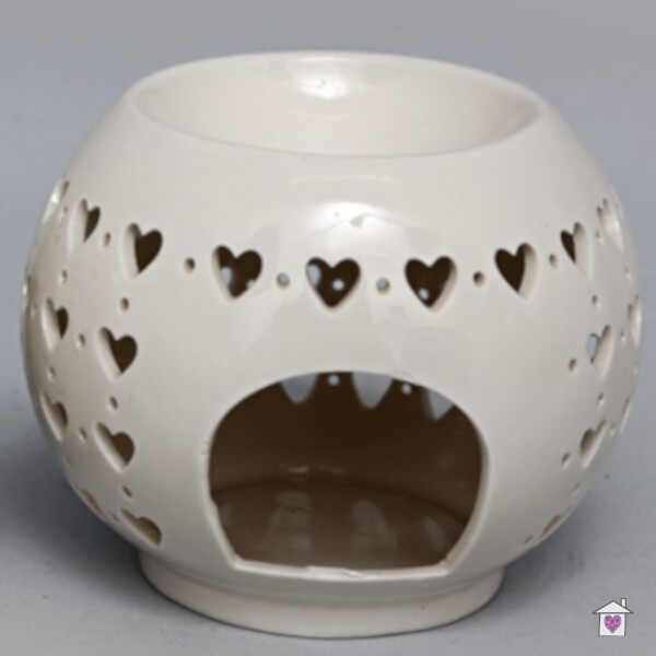 Rounded Heart Cut Out Oil Burner - Image 3