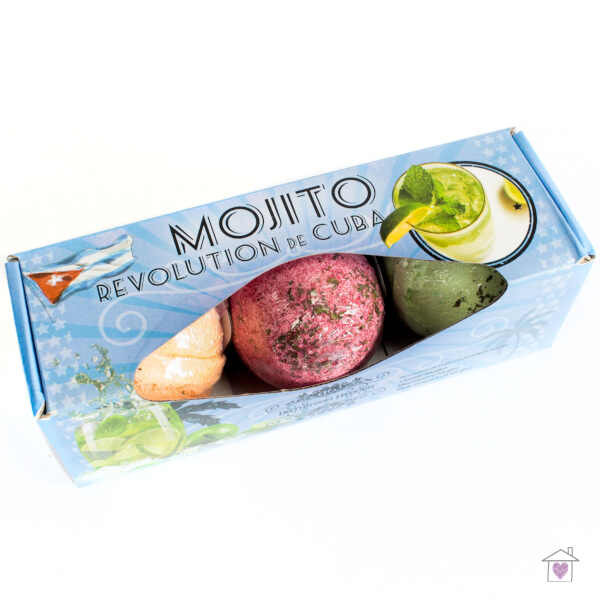 Set of Three Mojito Bath Bombs