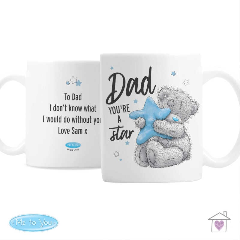Personalised Me To You Dad Youre A Star Mug - Image 6