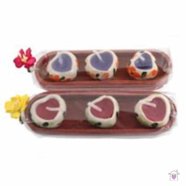 Mini Heart Candles