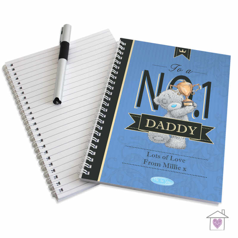 Personalised Me to You No1 Paperback A5 Notebook - Image 3