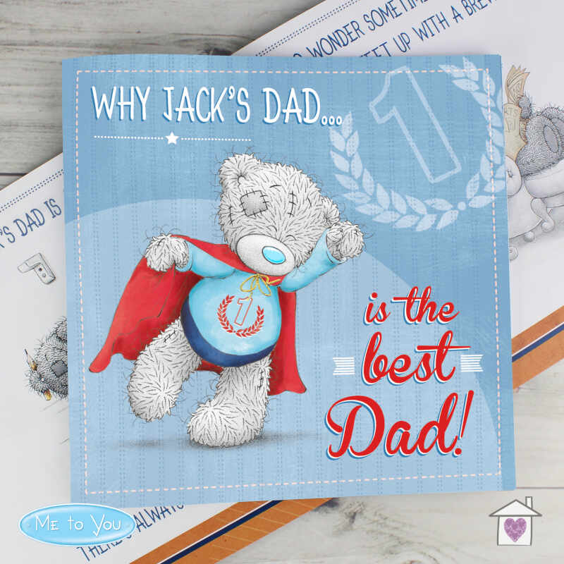 Personalised Me to You For Him Super Hero Poem Book - Image 3