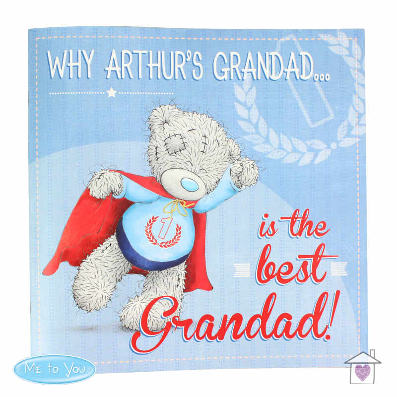 Personalised Me to You For Him Super Hero Poem Book