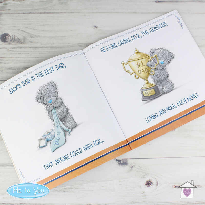 Personalised Me to You For Him Super Hero Poem Book - Image 4