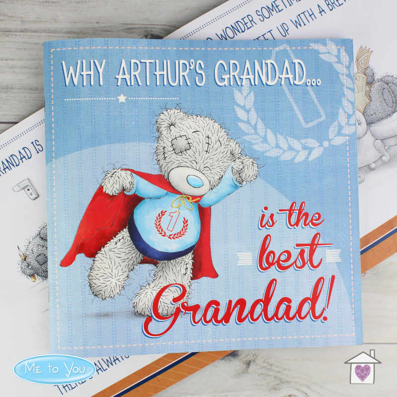 Personalised Me to You For Him Super Hero Poem Book - Image 6