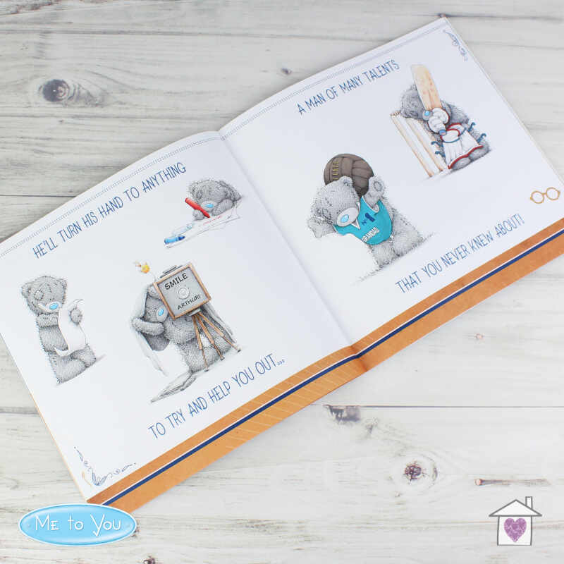 Personalised Me to You For Him Super Hero Poem Book - Image 9