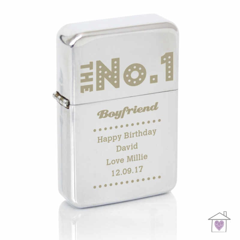 Personalised The No.1 Silver Lighter - Image 2