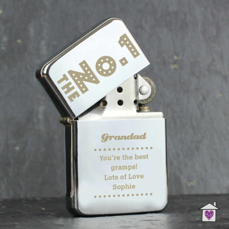 Personalised The No.1 Silver Lighter - Image 3