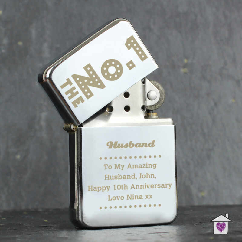 Personalised The No.1 Silver Lighter - Image 4