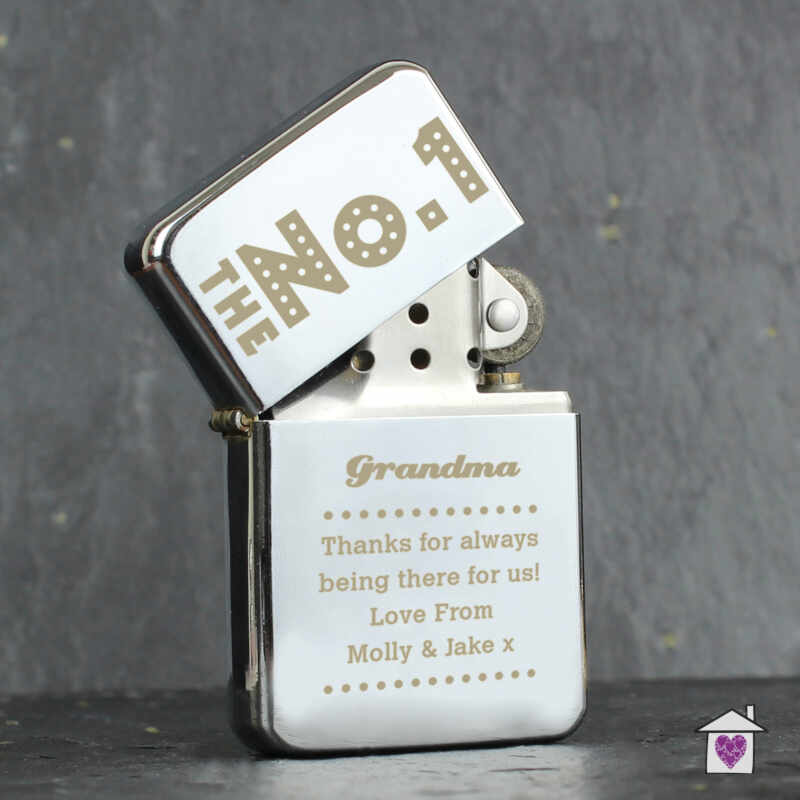Personalised The No.1 Silver Lighter - Image 6