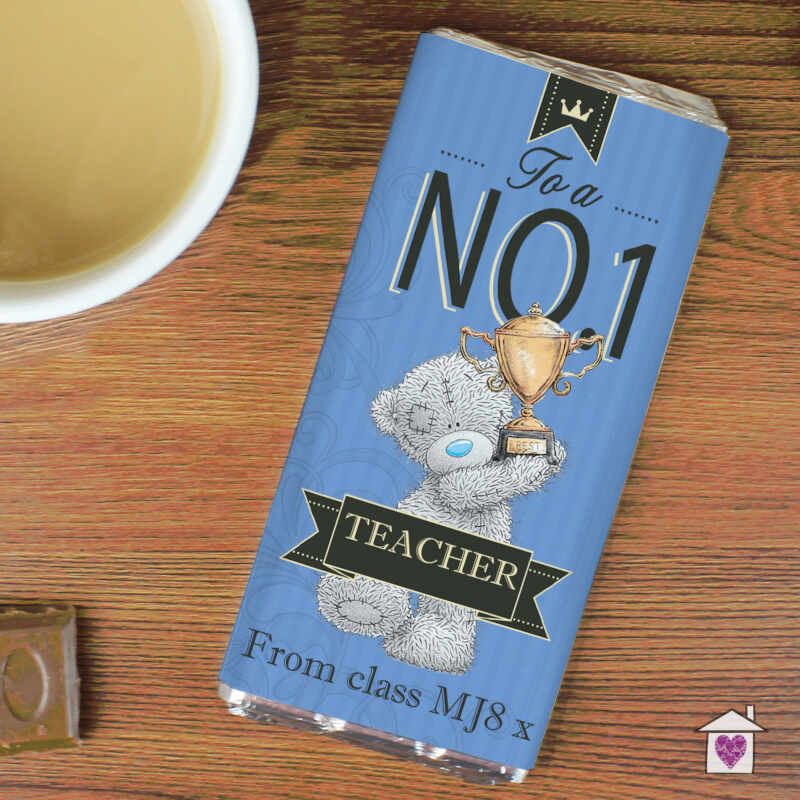 Personalised Me to You No 1 Milk Chocolate Bar For Him