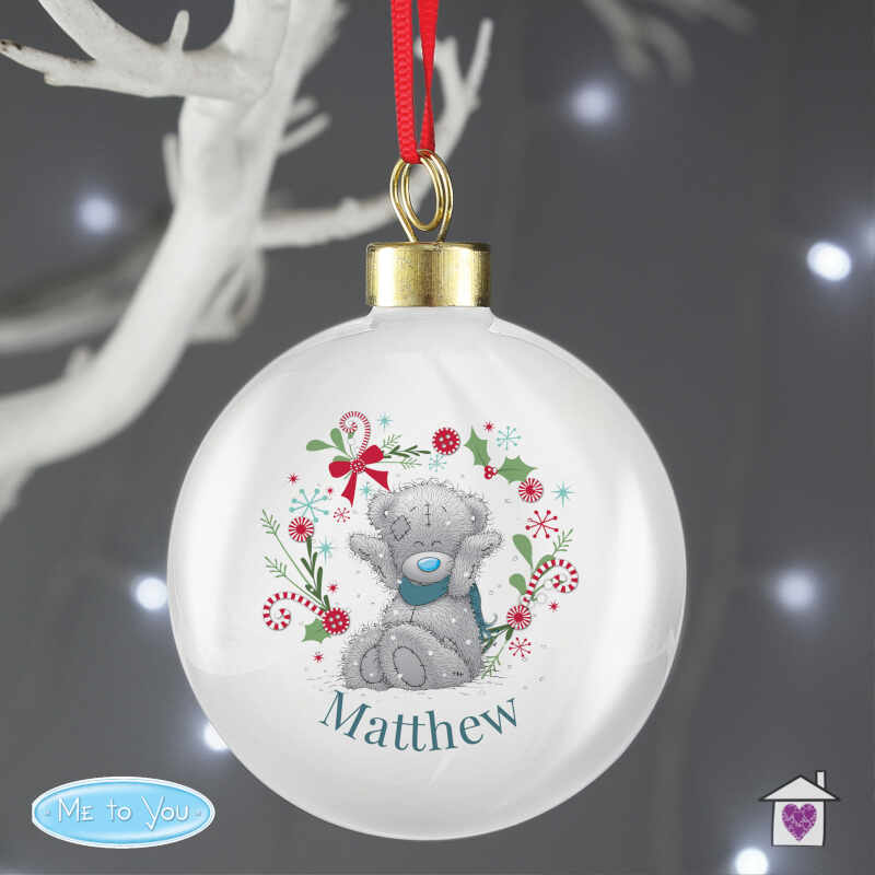 Personalised Me To You 'For Grandad, Dad' Christmas Bauble - Image 3