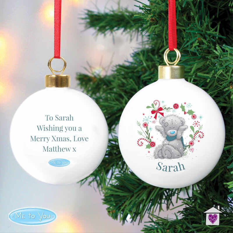 Personalised Me To You 'For Grandad, Dad' Christmas Bauble - Image 4