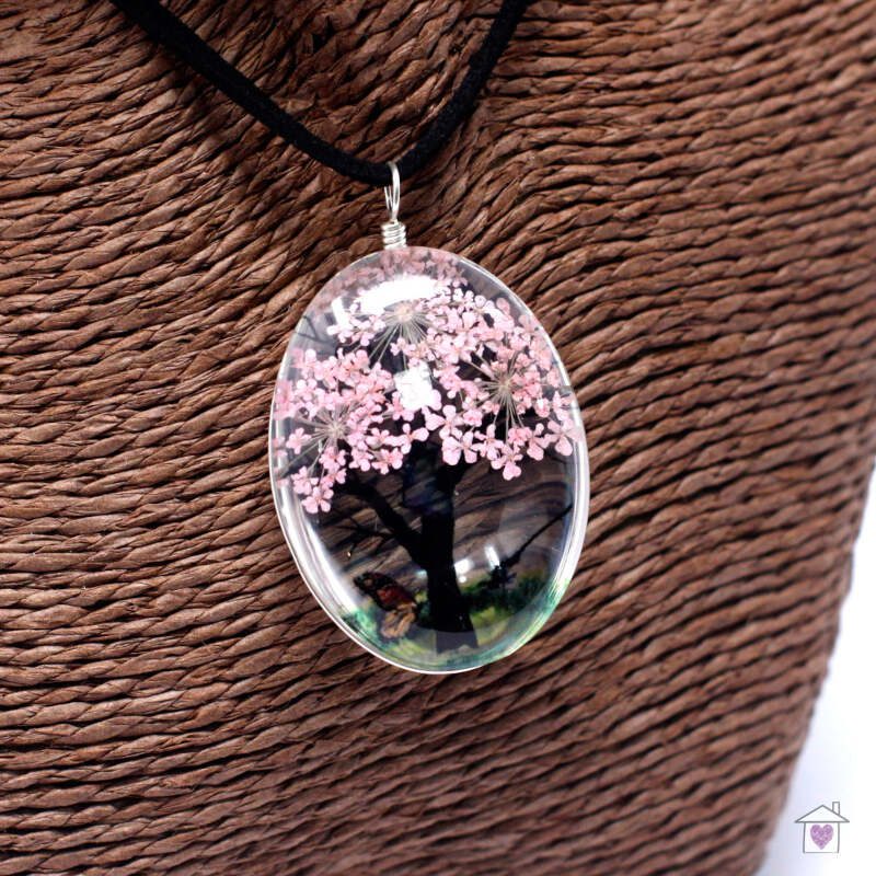 Pressed Flowers - Tree of Life set - Pink - Image 3