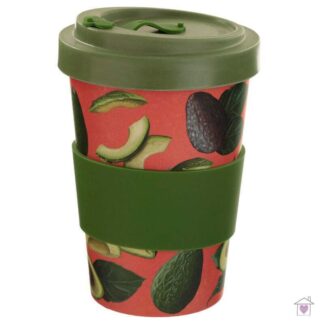Avocado Reusable Screw Top Bamboo Composite Travel Mug