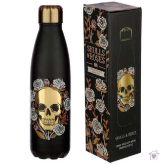 Skulls & Roses Stainless Steel Hot & Cold Drinks Bottle 500ml