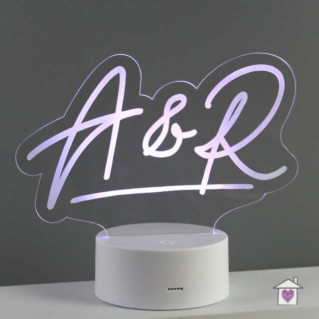 Personalised Name LED Colour Changing Night Light - Image 6
