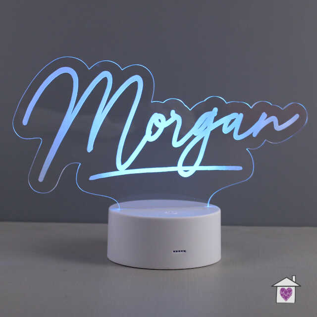 Personalised Name LED Colour Changing Night Light - Image 8