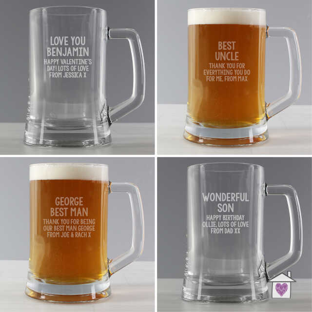 Personalised Free Text Pint Stern Tankard - Image 6