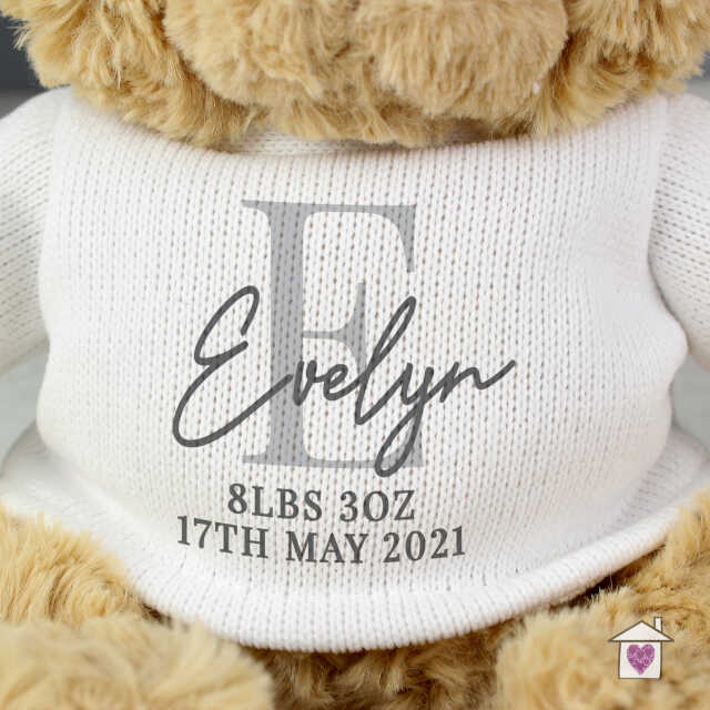 Personalised Initial Teddy Bear - Image 4