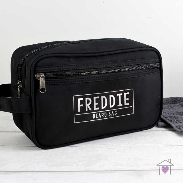 Personalised Free Text Black Vanity Bag - Image 3