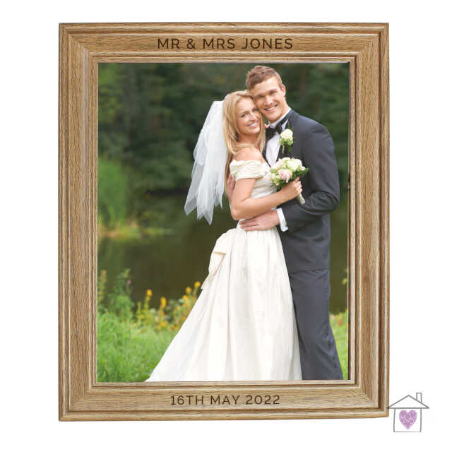 Personalised Free Text 8x10 Wooden Frame - Image 5