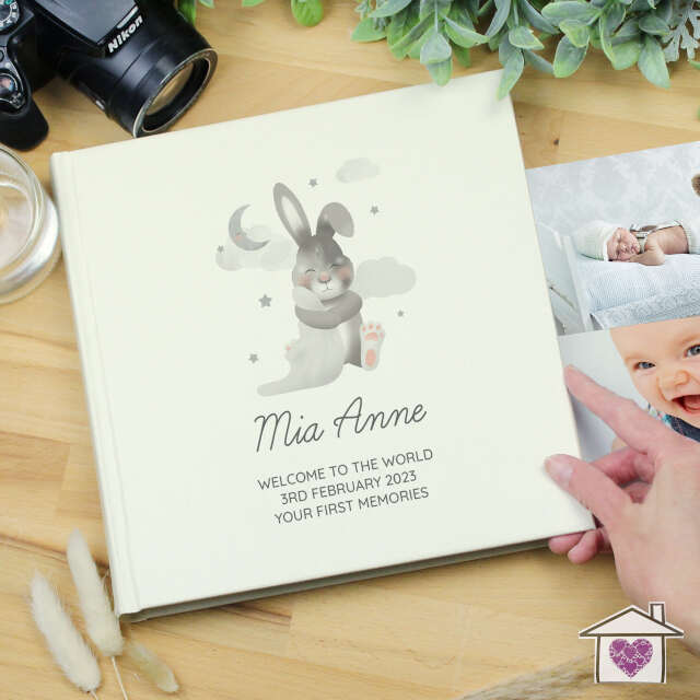 Personalised Baby Bunny Album with Sleeves - Image 5